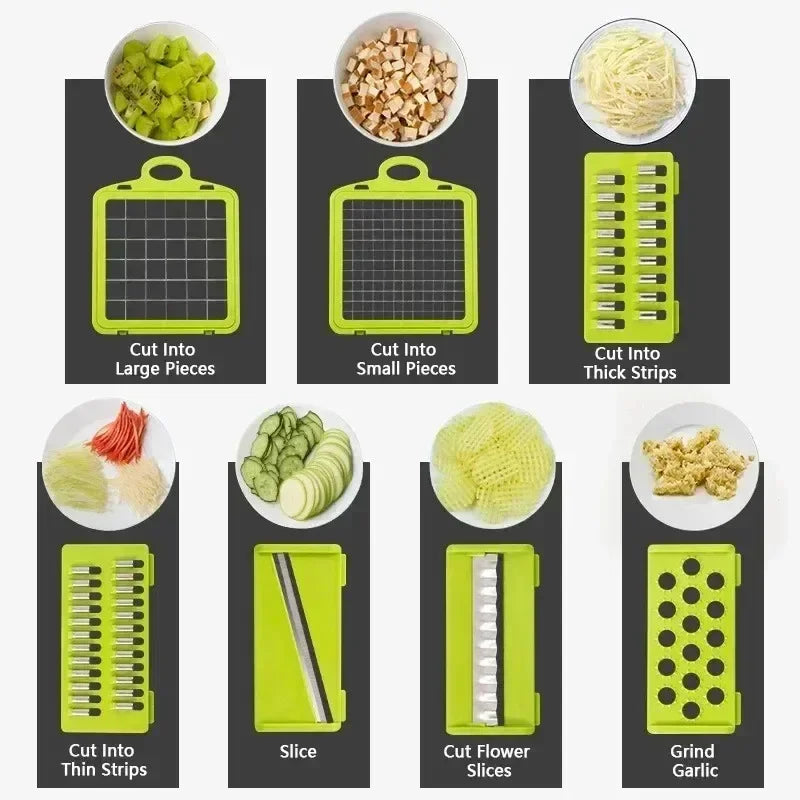 Vegetable Chopper Slicer 14/16 in 1