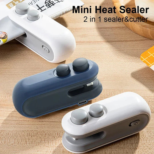 Rechargeable 2 in 1 Heat Sealer