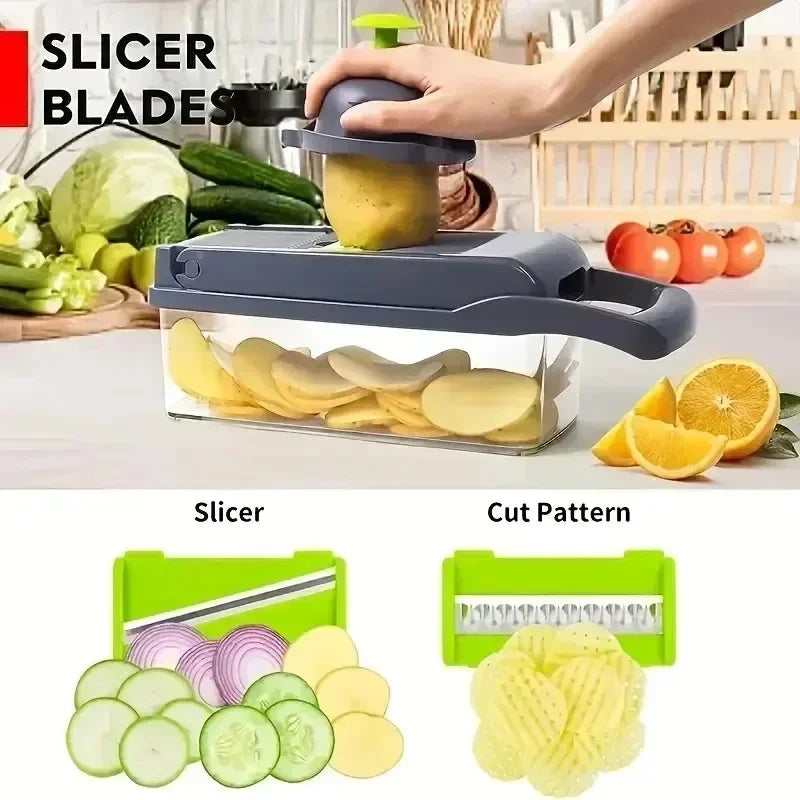 Vegetable Chopper Slicer 14/16 in 1